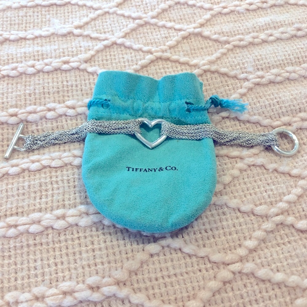 Tiffany & Co. Silver Heart Toggle Bracelet - Picture 1 of 7